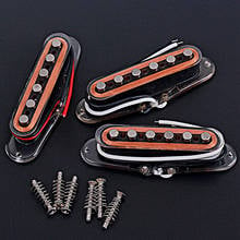 3x Vintage Tone Alnico V Single Coil Pickups Set for ST Style Guitar Accessories 2024 - buy cheap