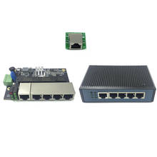 Módulo de interruptor Ethernet Industrial de 5 puertos no gestionados, placa PCBA de 10/100/1000mbps, puertos de detección automática OEM, placa base OEM 2024 - compra barato