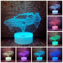 levitation vehicle Model juguetes 3D Illusion LED Kids Nightlight Colorful Changing Light Flash hover cars action & toy figures 2024 - buy cheap