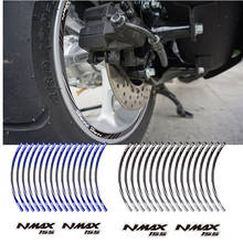 KODASKIN-pegatina redonda para motocicleta, emblema 2D, llanta de rueda grande para Yamaha NMAX 155 ABS 2024 - compra barato