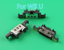 20pcs For Wii U wiiu Replacement Power Socket Charging Port Charger socket Connector usb socket console 2024 - buy cheap