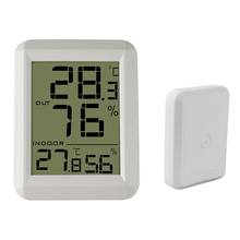 Внутренний/наружный Цифровой термометр гигрометр беспроводной температурный монитор ℃/℉ 2024 - купить недорого