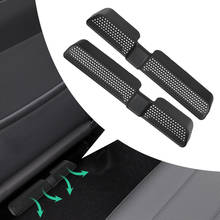 2PCS/Set Car Air Outlet Cover For Skoda Kodiaq 2016 2017 2018 Dustproof Back Seat Under Ventilation Car Vent Cover ABS 2024 - buy cheap