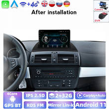 Radio con GPS para coche, reproductor Multimedia con Android, cuatro núcleos, pantalla táctil 2.5D, BT, SWC, para BMW X3, E83, 2004 - 2012 2024 - compra barato