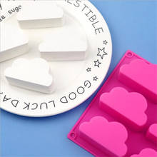 6 Holes Cloud  Soap Molds DIY Silicone Mold For Pudding Pastry Baking Handmade Soap Forms Candle Tools Jelly Cake Crafts 2024 - buy cheap