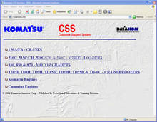 Komatsu CSS сервис гидравлические краны и автогрейдеры (Galion - Dresser) руководство магазина 2024 - купить недорого