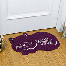 3D Anti-slip Floor Cute Cat Floor Rug Irregular Doormat for Entrance Mats Animal Printed Carpets Mat Kitchen Bath Mat Carpets 2024 - buy cheap