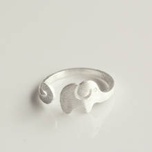 925 Sterling Silver elephant Open Rings For Women Hypoallergenic Fashion Girl Sterling-silver-jewelry 2024 - buy cheap