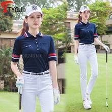 Summer Women Golf Shirt Short Sleeve Quick Dry Golf Clothing Breathable Slim Fit Sport Golf T Shirt Ladies Soft Training Tops 2024 - buy cheap