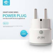 Tuya vida inteligente ue inteligente wifi plug adaptador 16a controle de voz remoto energia monitor trabalho com alexa google assistente 2024 - compre barato