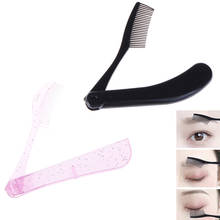 Folding Plastic Eyebrow Comb Separator Eyelashes Eyebrow Extension Brush Beauty Makeup Cosmetic Tools Accessories 2024 - buy cheap