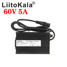 LiitoKala 67.2V 5A Charger 60V 5A Li-ion Charger 110V / 220V 50-60Hz for 16S 60V lithium battery pack Fast charger 2024 - buy cheap