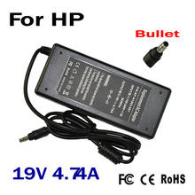 Input 100-240V Replacement For HP 19V 4.74A Bullet 90W Laptop AC Charger Power Adapter 2024 - buy cheap
