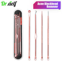 4PCS/set Stainless Steel Acne Blackhead Remover Needles Tool Comedone Extractor Pimple Blemish Face Skin Care Beauty Tools 2024 - buy cheap