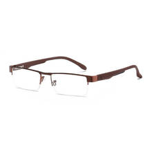 Óculos para leitura metade de armação de metal, óculos para presbiopia + 1.0 + 1.5 + 2.0 + 2.5 + 3.0 + 3.5 + 4.0 2024 - compre barato