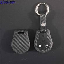 Jingyuqin For Nissan Micra Qashqai Maxima Altima Sentra Versa Car Carbon  Silicone 2/3/4 Button Remote Key Case Fob Cover Holder 2024 - buy cheap