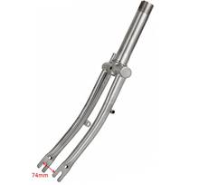 Titanium Front Fork fit for Brompton bike normal 74mm width and disc break 100mm width 2024 - buy cheap