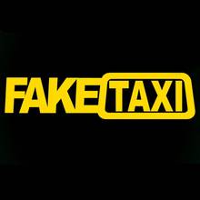 1PC FAKE TAXI Car Sticker Decal Emblem Self Adhesive Vinyl Auto Body Styling Reflective Stickers Accessories 2024 - buy cheap