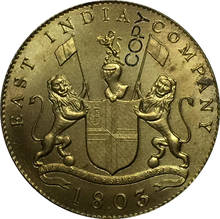 1803 Índia-Britânico 10 Dinheiro moedas COPIE 25.7 milímetros 2024 - compre barato