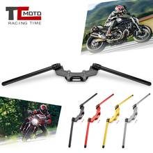 TCMOTO CNC Motorcycle Clip-On Adapter Plate Adjustable Handlebars Set for Ducati Monster 821 1200 1200S 1200 S 2014-2016 2015 2024 - buy cheap