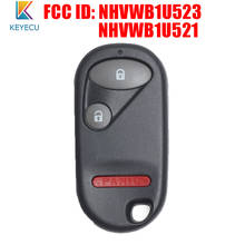 KEYECU-llave remota de 3 botones, 433Mhz, 2003-2007 para Honda Pilot, Civic 2001-2005 FCC ID: NHVWB1U523 / NHVWB1U521 2024 - compra barato