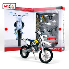 Maisto modelo de motocicleta husqvarna fe 501, conjunto diy, kit de presentes para criança, brinquedo com frete grátis 2024 - compre barato