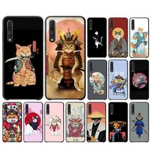 Fhnblj-capa japonesa para celular de gato/cachorro, p10, 20, 30, 40 lite, p20pro, p30pro, p40 pro, psmart 2024 - compre barato