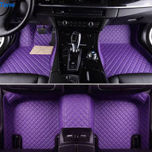 Tane leather car floor mats For toyota prado 120 land cruiser 100 mark x corolla harrier rav4 2018 camry accessories carpet rug 2024 - buy cheap