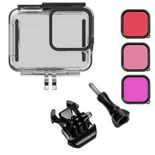 Kit de filtro de lentes de Color para cámara GoPro Hero 8, carcasa impermeable subacuática de 60M, accesorios para GoPro Hero 8 2024 - compra barato