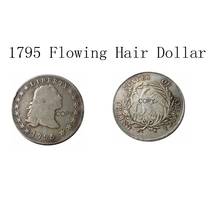 US 1794 1795 Flowing Hair Dollar Silver Plated Copy Coins 2024 - buy cheap