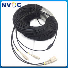 Cabo de fibra ótica lszh com 2 núcleos, cabo de remendo de fibra óptica com lc/sc/st/fc sm mm om1 om2 62.5/125 50/125 2c lc/tablete/upc para uso externo 2024 - compre barato