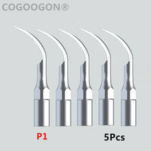 Escalador dental ultrassônico 5 peças, peças com ems/pecker compatível com clareamento dental ferramentas 2024 - compre barato