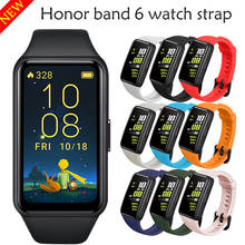Correa de silicona para Honor Band 6, correa de reloj deportiva suave, colorida, accesorios para Huawei Honor Band 6 2024 - compra barato