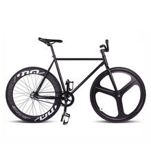 Велосипед с фиксированной передачей, 48 см 52 см стальная рама, велосипедный шоссейный велосипед, колеса из магниевого сплава, Одноколесный дорожный велосипед 2024 - купить недорого