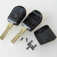 Funda de llave remota para coche, carcasa de entrada Fob con 3 botones para BMW 525i 530i 540i 740i Z3 con estera de plástico 2024 - compra barato