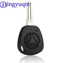 Jingyuqin-carcasa de 3 botones para llave de coche Lada sin cortar, cubierta de mando a distancia vacía Fob Priora Kalina 2024 - compra barato