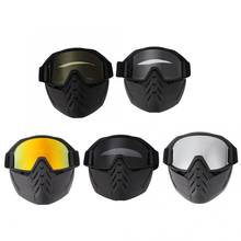 Snowboard de esqui óculos snowmobile motocicleta à prova de vento óculos de esqui máscara de inverno ciclismo proteção dos olhos 2024 - compre barato