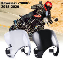 For Kawasaki Z900RS 2018 2019 2020 Motorcycle Windshield Windscreen Cafe Racer Fairing Waterproof Wind Deflector Protector Smoke 2024 - buy cheap