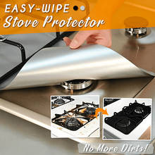 Protetor de fogão de fácil limpeza de 4 lâmpadas, tampa ptfe, acessórios de cozinha 2024 - compre barato