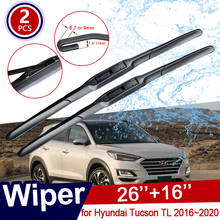 Car Wiper Blade for Hyundai Tucson TL 2016~2020 2017 2018 2019 Front Windscreen Windshield Wipers Car Accessories  J Hook Type 2024 - buy cheap
