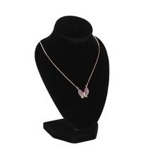 1pcs 10*15cm Women Lady Girl Black Velvet Body Necklace Display Pedestal Jewelry Chain Holder Bust 2024 - buy cheap