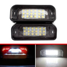 2pcs Canbus White 18SMD Led Number License Plate Light Lamp for Mercedes Benz W220 S Class 1999 2000 2001 2002 2003 2004 2005 2024 - buy cheap
