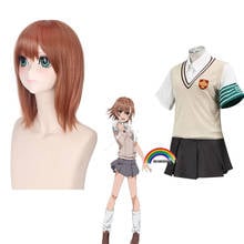 Anime Toaru Kagaku no Railgun Shirai Kuroko Misaka Mikoto Cosplay Costume Girl's School Uniform Fancy Party Halloween Costume 2024 - buy cheap