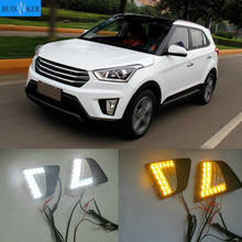 Luz diurna DRL de conducción para coche, relé de lámpara antiniebla, luz LED diurna de 12V, para Hyundai ix25 Creta 2014 2015 2016 2024 - compra barato