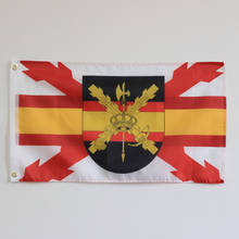 Espanha bandeira império com borgonha cruz legião banner 3x5 pés 100d poliéster latão ilhós 2024 - compre barato