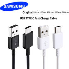 Original Samsung fast charger type c cable line 20 120 150 200 300cm for galaxy A70 A50 A40 s10 s10e s9 s8 note 8 9 10 pro plus 2024 - buy cheap