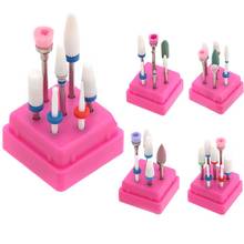 Ceramic Diamond Milling Cutter Nail Art Drill Bit For Manicure Nail Files Electric  Mills Nail Gel Remove Grinder Tools 2024 - buy cheap