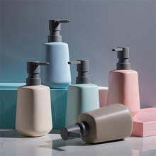 Nordic 350ml Ceramic Soap Dispenser for Hair Conditioner Shower Gel Bathroom Shampoo Bottles Home Hotel Refill Empty Bottle 2024 - buy cheap