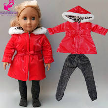 Chaqueta para muñeca de 17 pulgadas, abrigo para muñeca de 18 pulgadas, conjunto de ropa y pantalones de invierno 2024 - compra barato