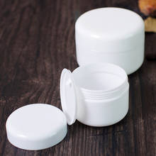 5Pcs 10g/20g/30g/50g/100g White Plastic PP Cosmetic Jar Lotion Bottles Travel Empty Cream Sample Pot Lip Blam Makeup Containers 2024 - buy cheap